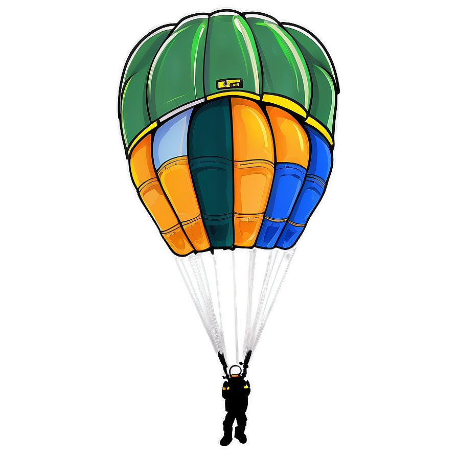 Skydiving Parachute Pack Png 1 PNG