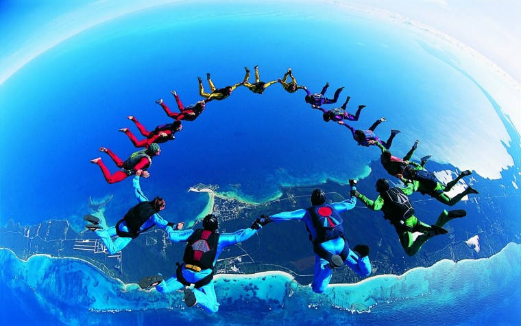 Skydiving Sports In 4k Wallpaper