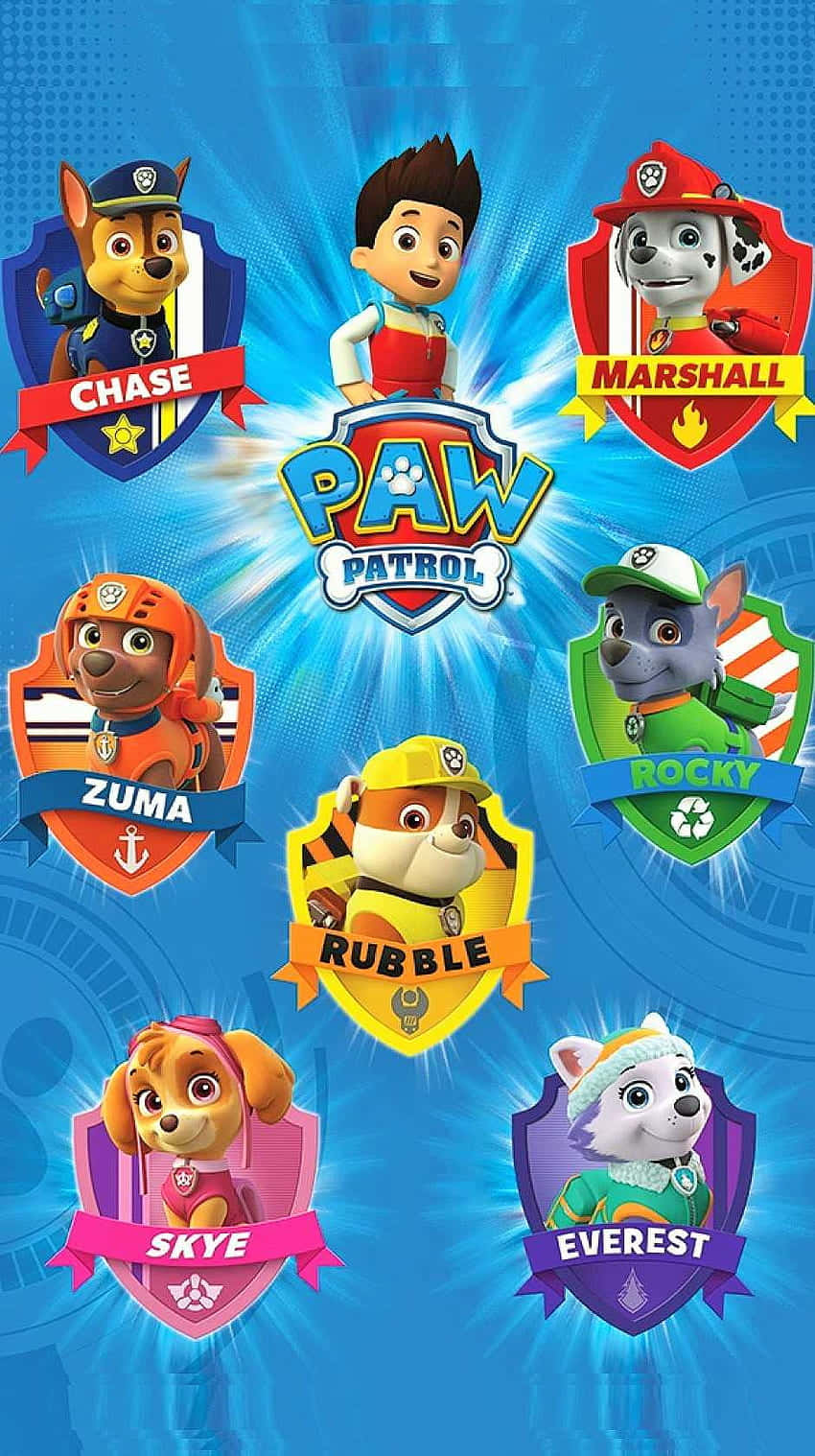 Let's fly together! Skye of Paw Patrol takes to the sky. Wallpaper