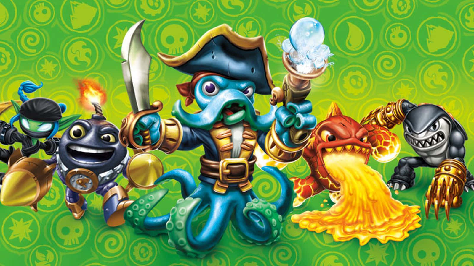Explore a world of magic and adventure with Skylanders. Wallpaper