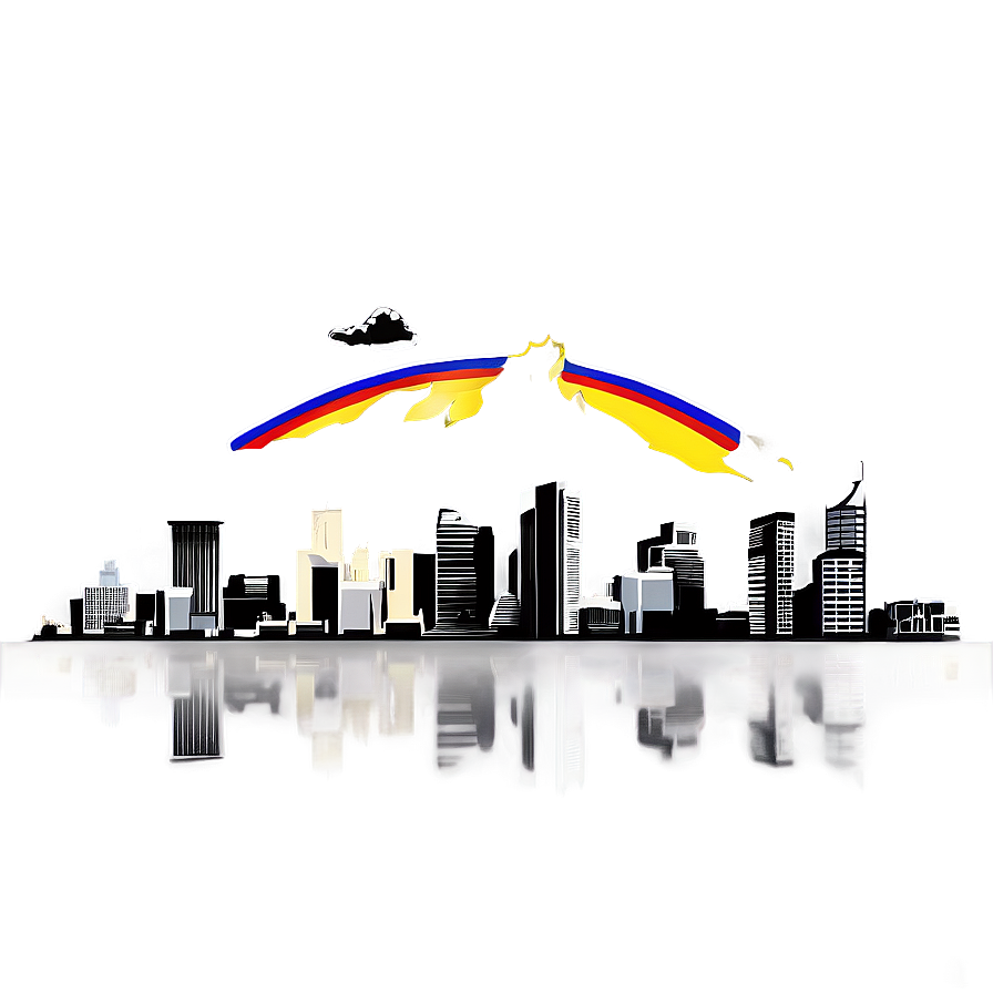 Skyline With Clouds Png 06202024 PNG