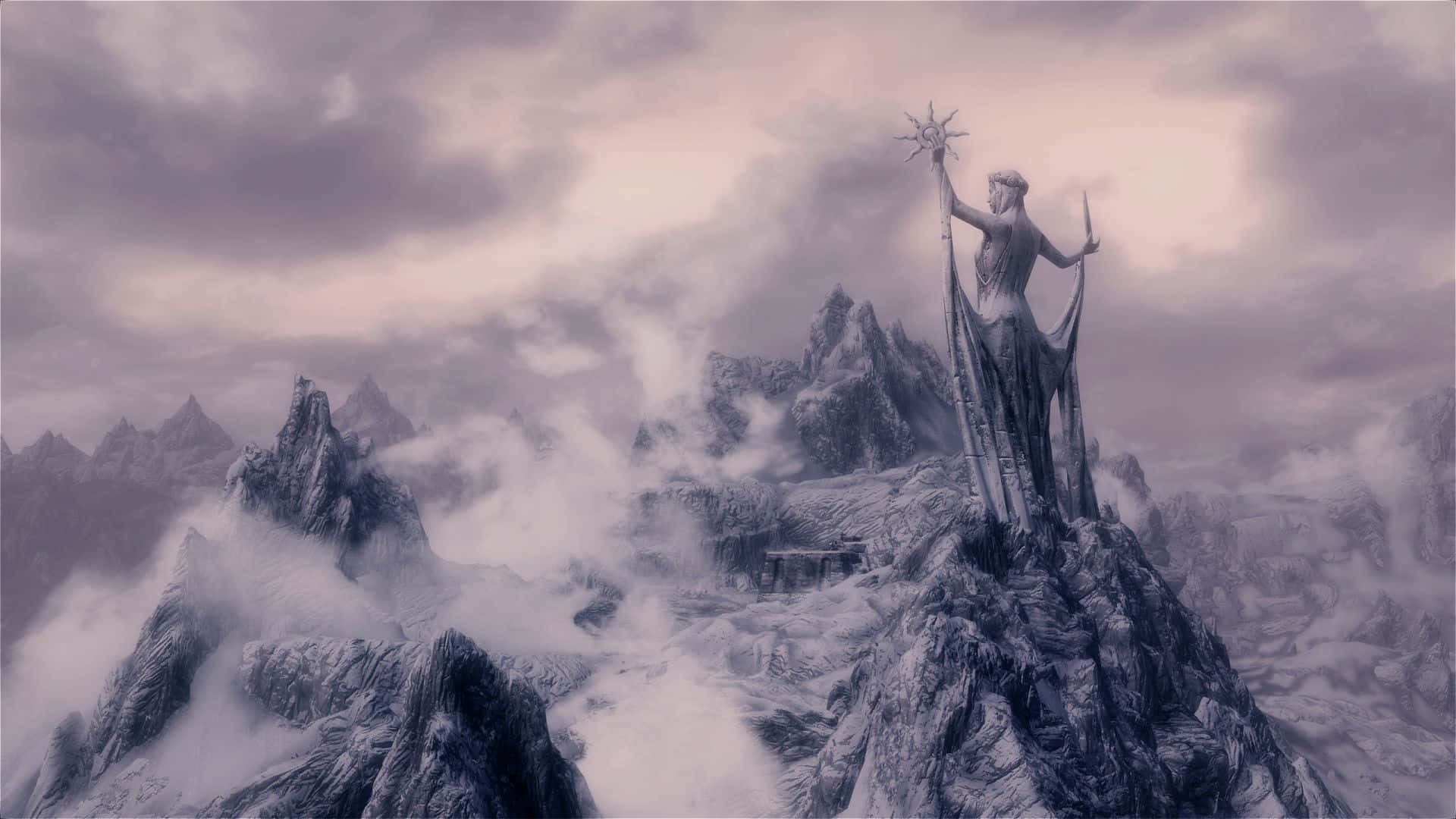 Epic Skyrim Landscape in the Heart of Nature