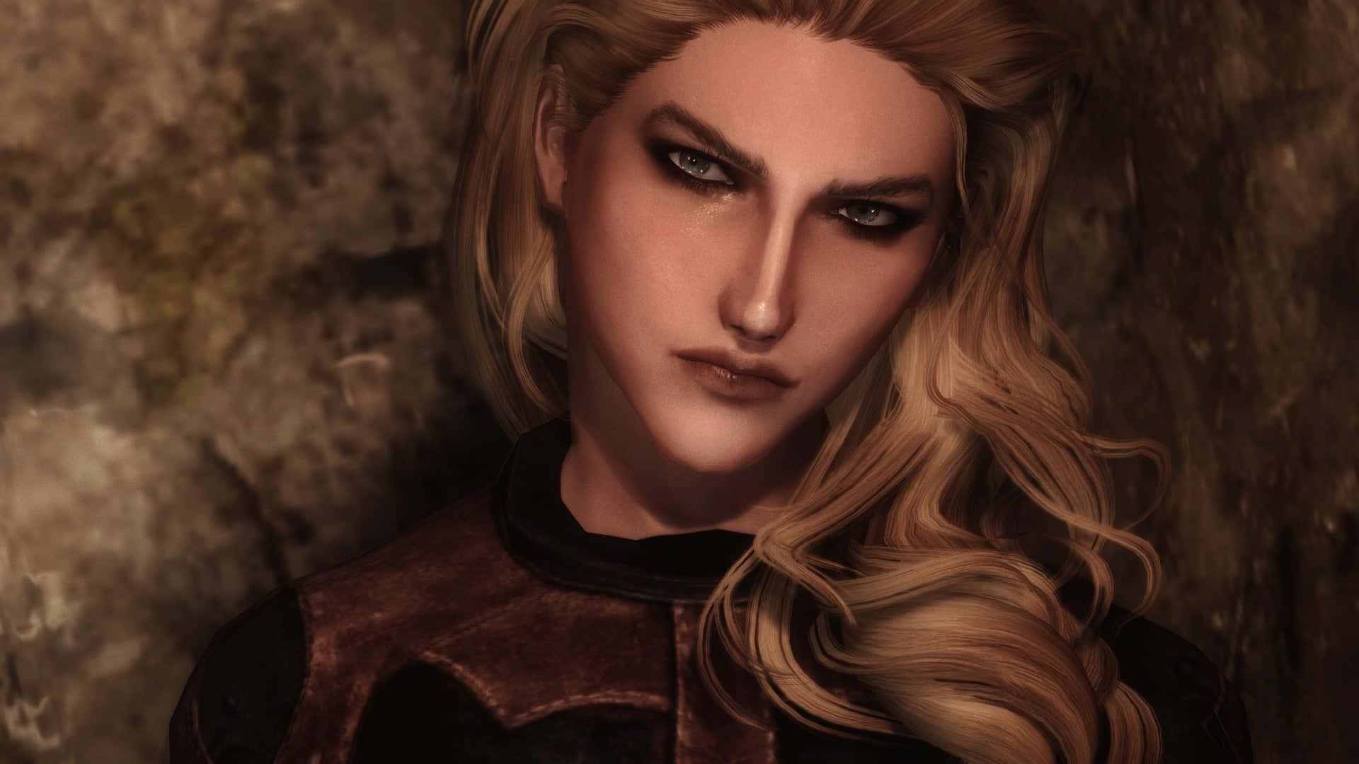 Astrid, the Enigmatic Leader of the Dark Brotherhood in Skyrim Wallpaper