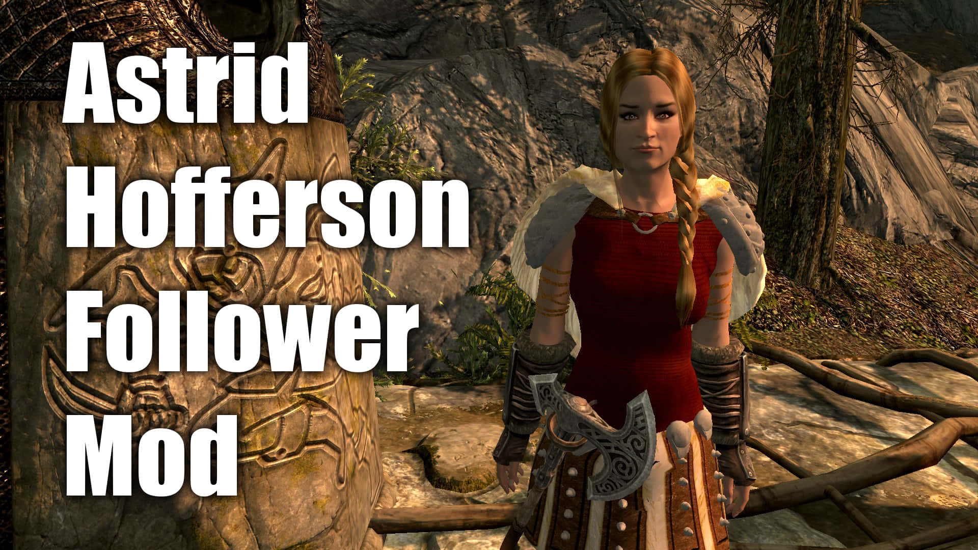 Astrid, the enigmatic leader of the Dark Brotherhood in Skyrim Wallpaper