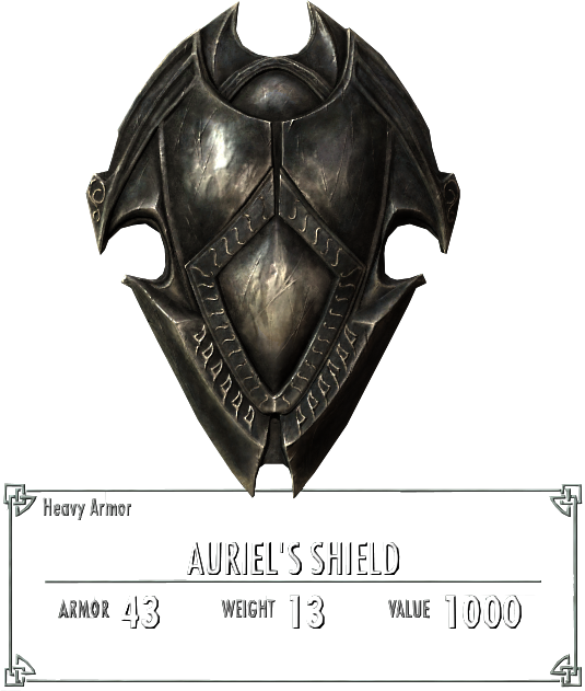 Skyrim Auriels Shield Graphic PNG