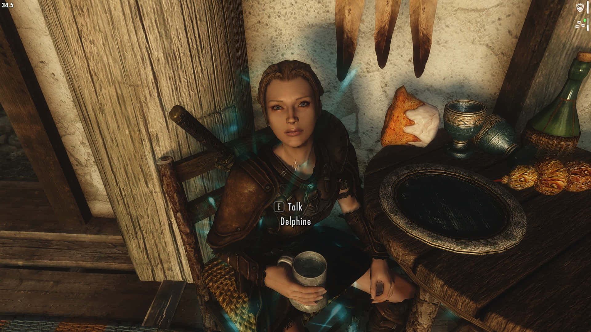 Delphine, The Blades Agent from Skyrim Wallpaper