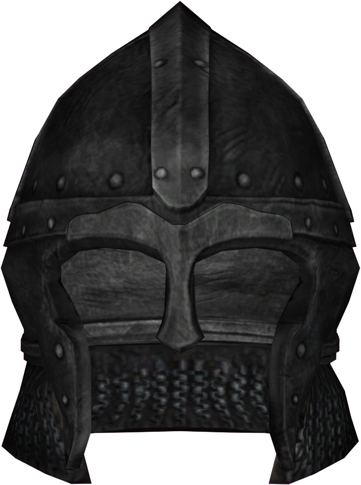 Skyrim Iron Helmet Graphic PNG