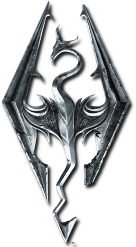 Skyrim Logo Fantasy Game Symbol PNG