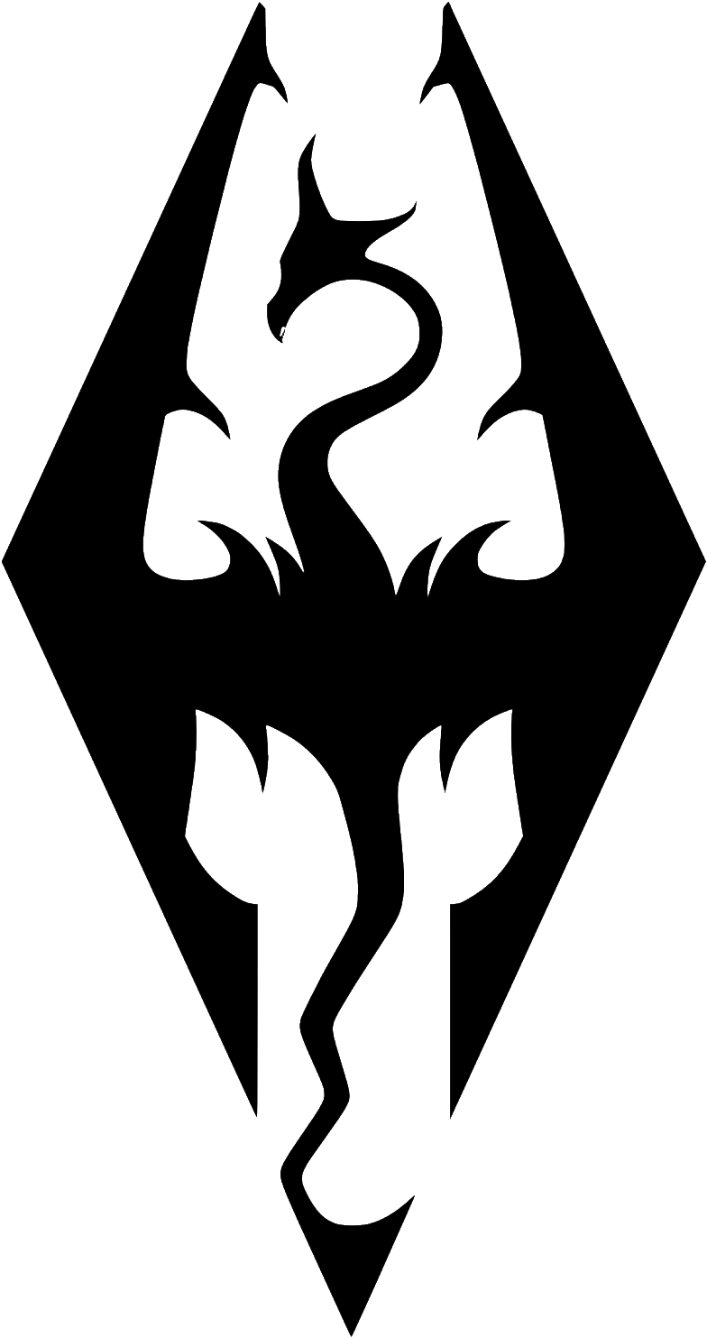 Skyrim Logo Icon PNG