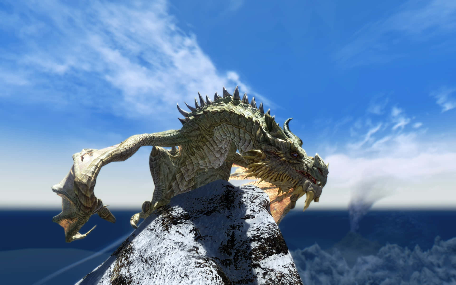 Paarthurnax, the wise dragon of Skyrim Wallpaper