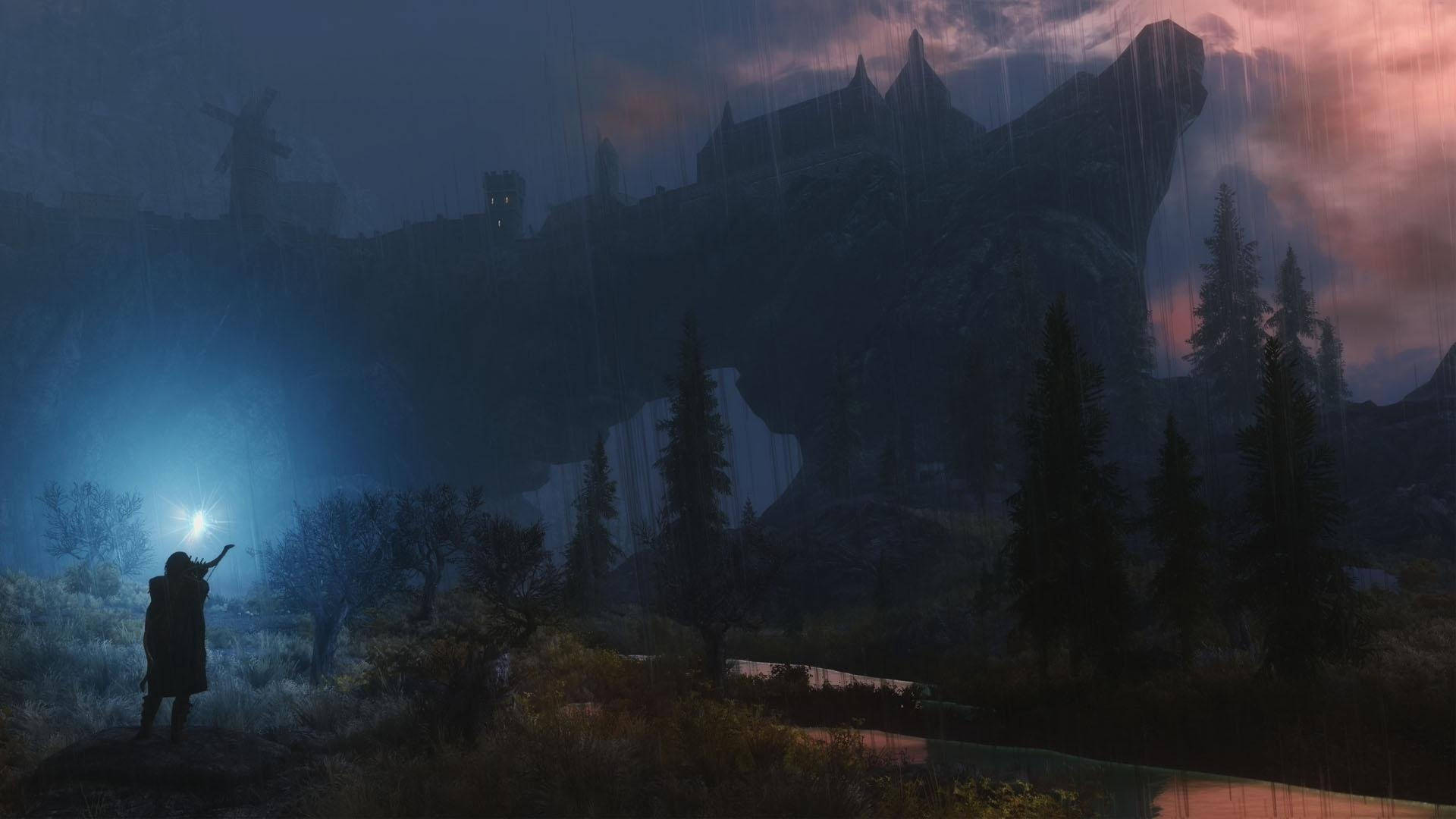 Explorael Impresionante Mundo De Fantasía De Mundo Abierto De Skyrim. Fondo de pantalla