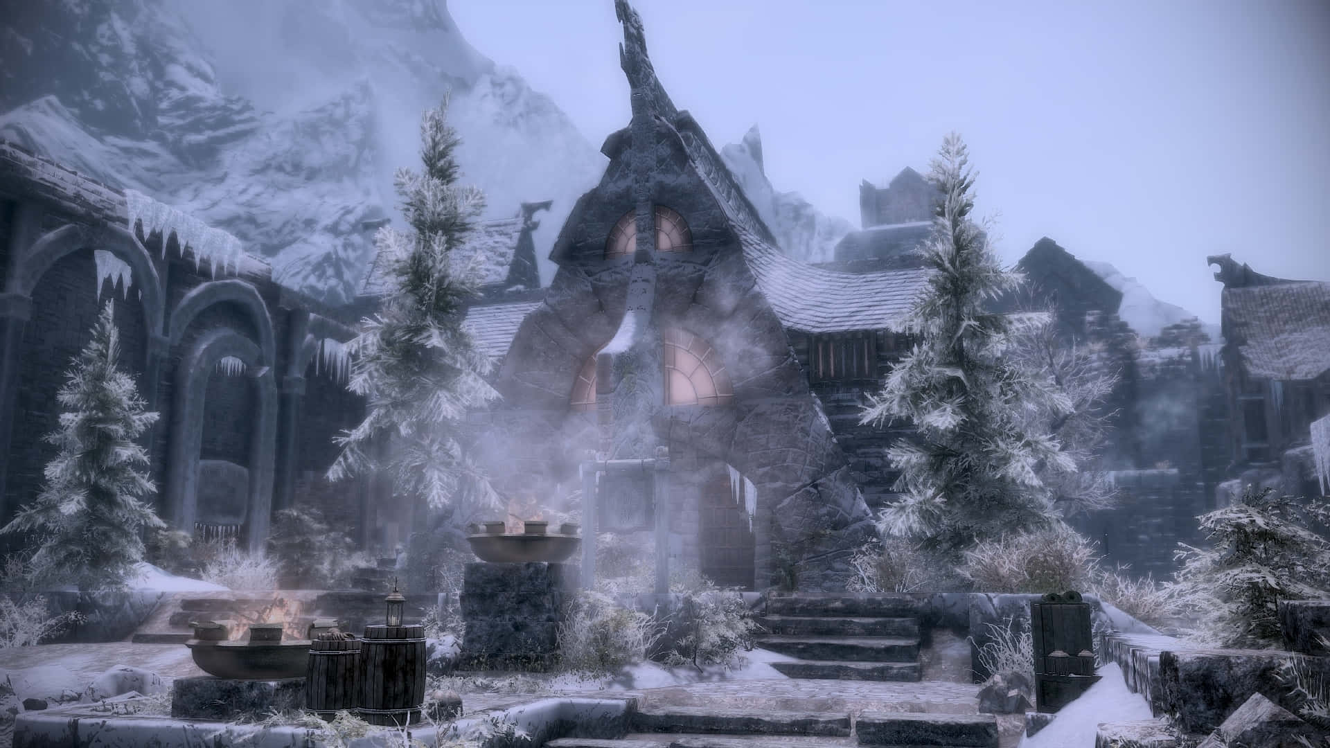 Fondode Pantalla Skyrim Windhelm 1920 X 1080. Fondo de pantalla