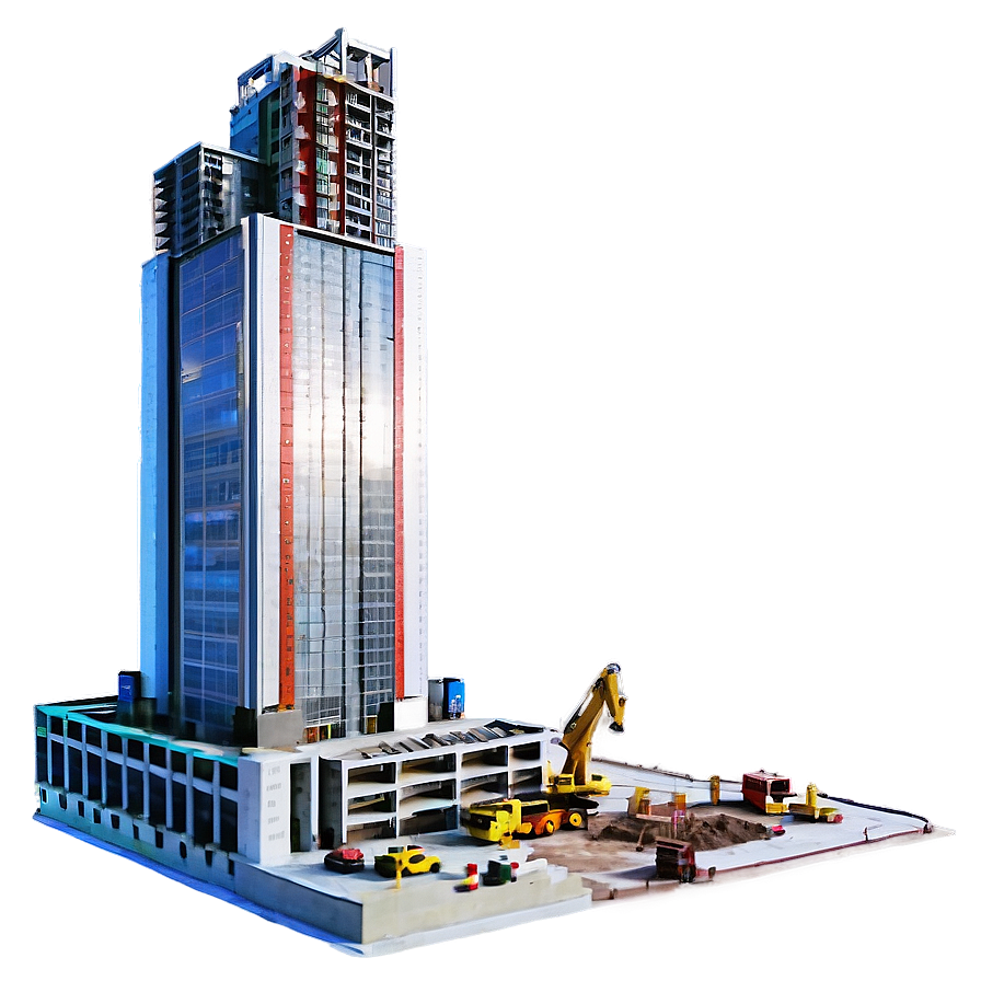 Download Skyscraper Construction Site Png 39 | Wallpapers.com