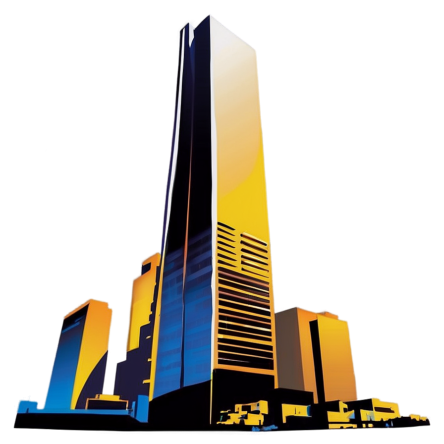 Skyscraper Silhouette Graphic Png Hmu PNG