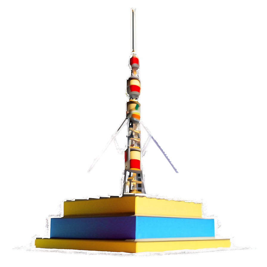 Skyscraper With Antenna Png 05212024 PNG