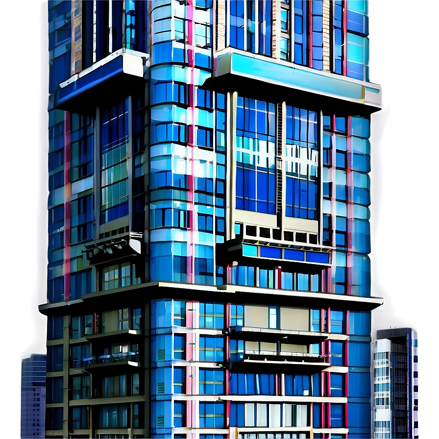 Skyscraper With Helipad Png 05212024 PNG