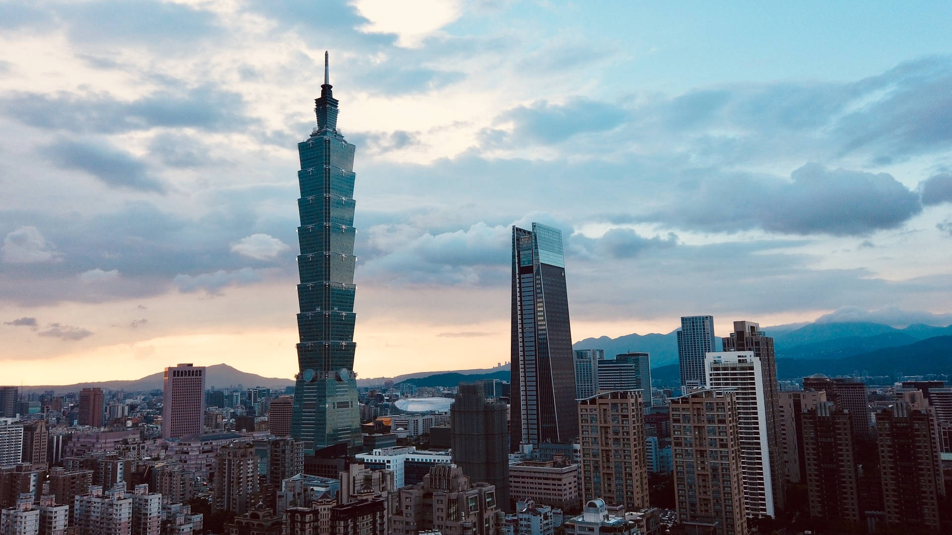 Wolkenkratzervon Taipei Wallpaper
