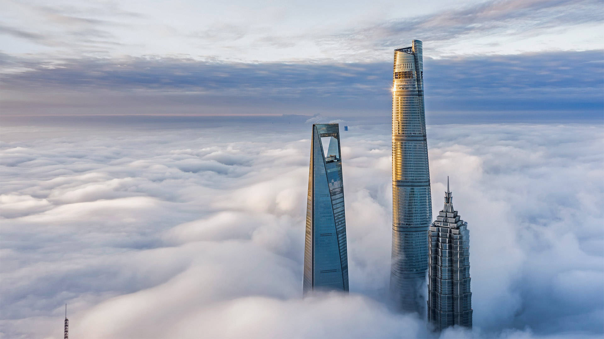 Rascacielosimpresionante En Shanghai Fondo de pantalla