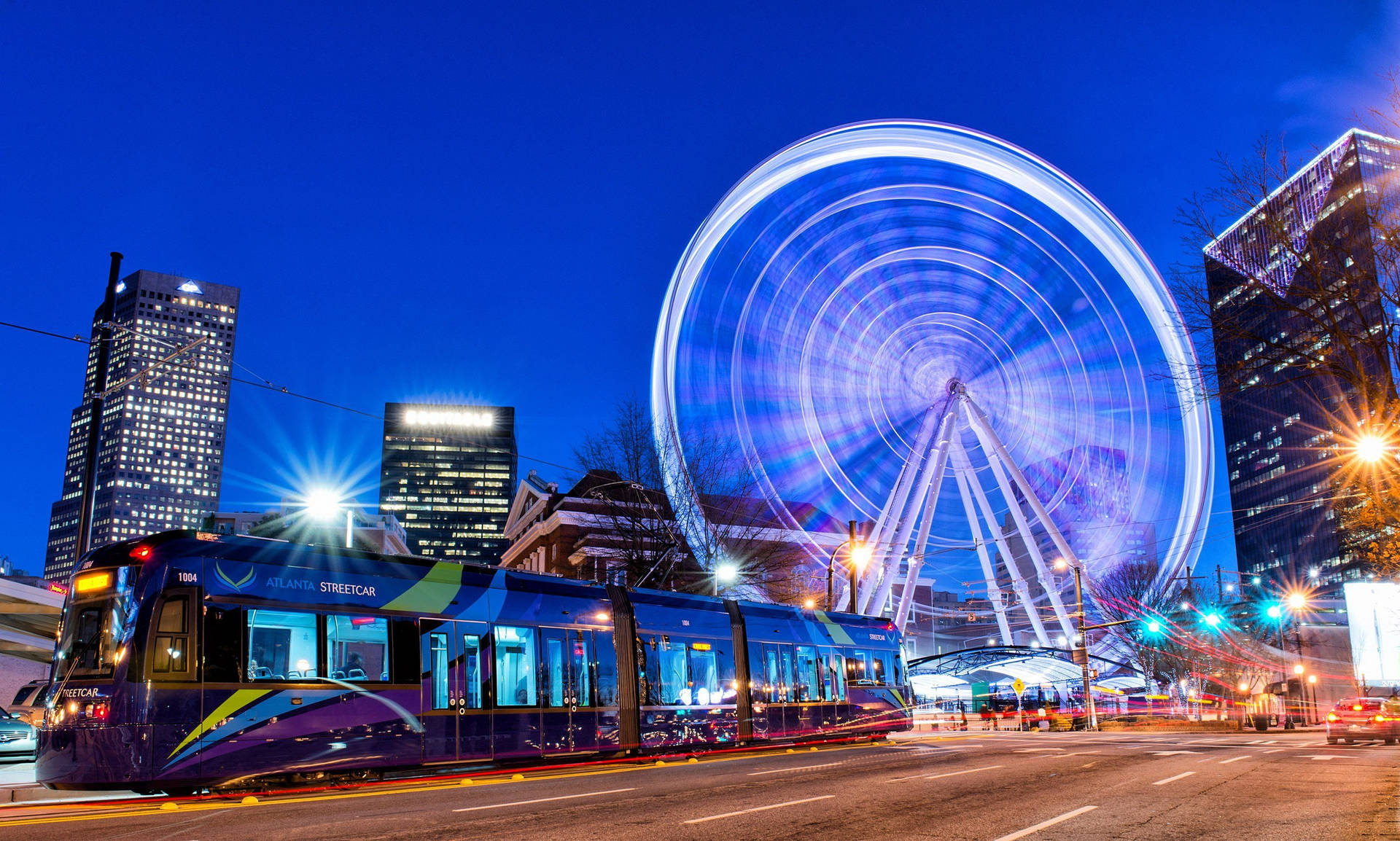 Skyview Ferris Wheel In Atlanta