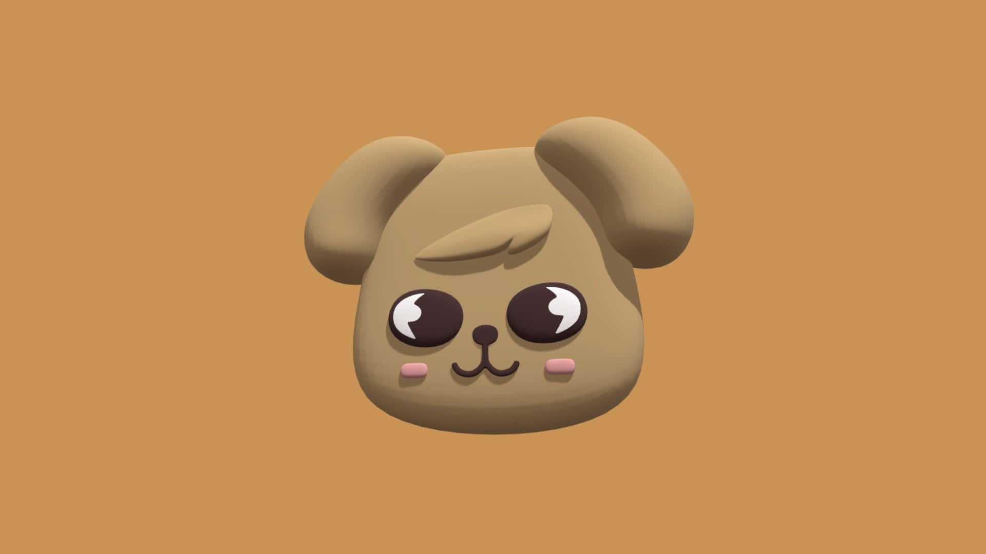 Skzoo Character Brown Puppy Wallpaper