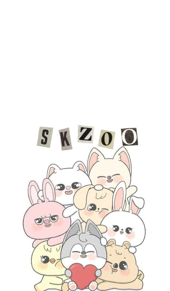 Skzoo Characters Wallpaper Wallpaper