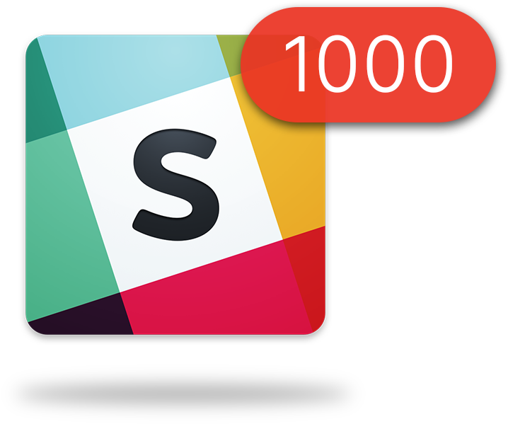 Slack App Notification Icon1000 PNG