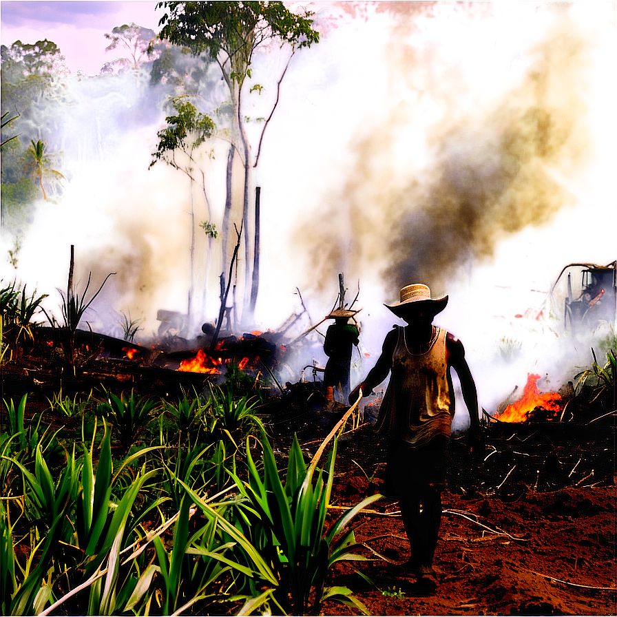 Slash And Burn Farming Impact Png Rfj23 PNG