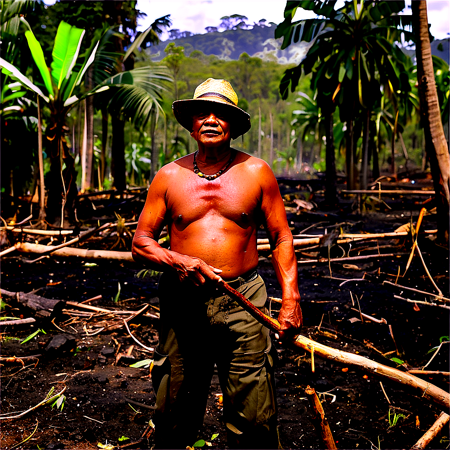 Slash And Burn Farming Impact Png Wjd PNG