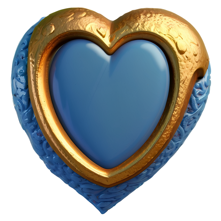 Slate Blue Heart Icon Png Iop3 PNG
