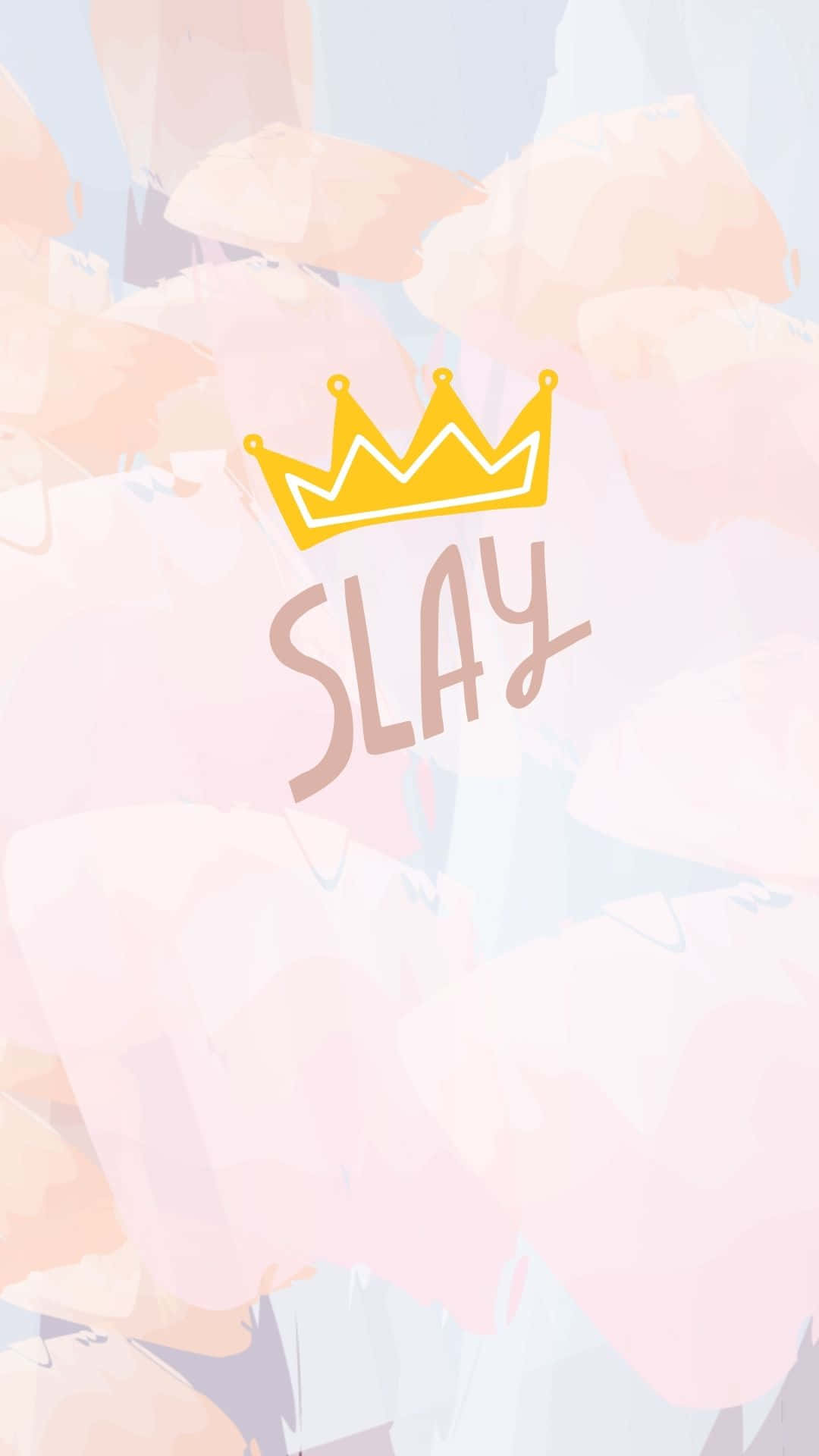 Slay Queen Crown Graphic Wallpaper