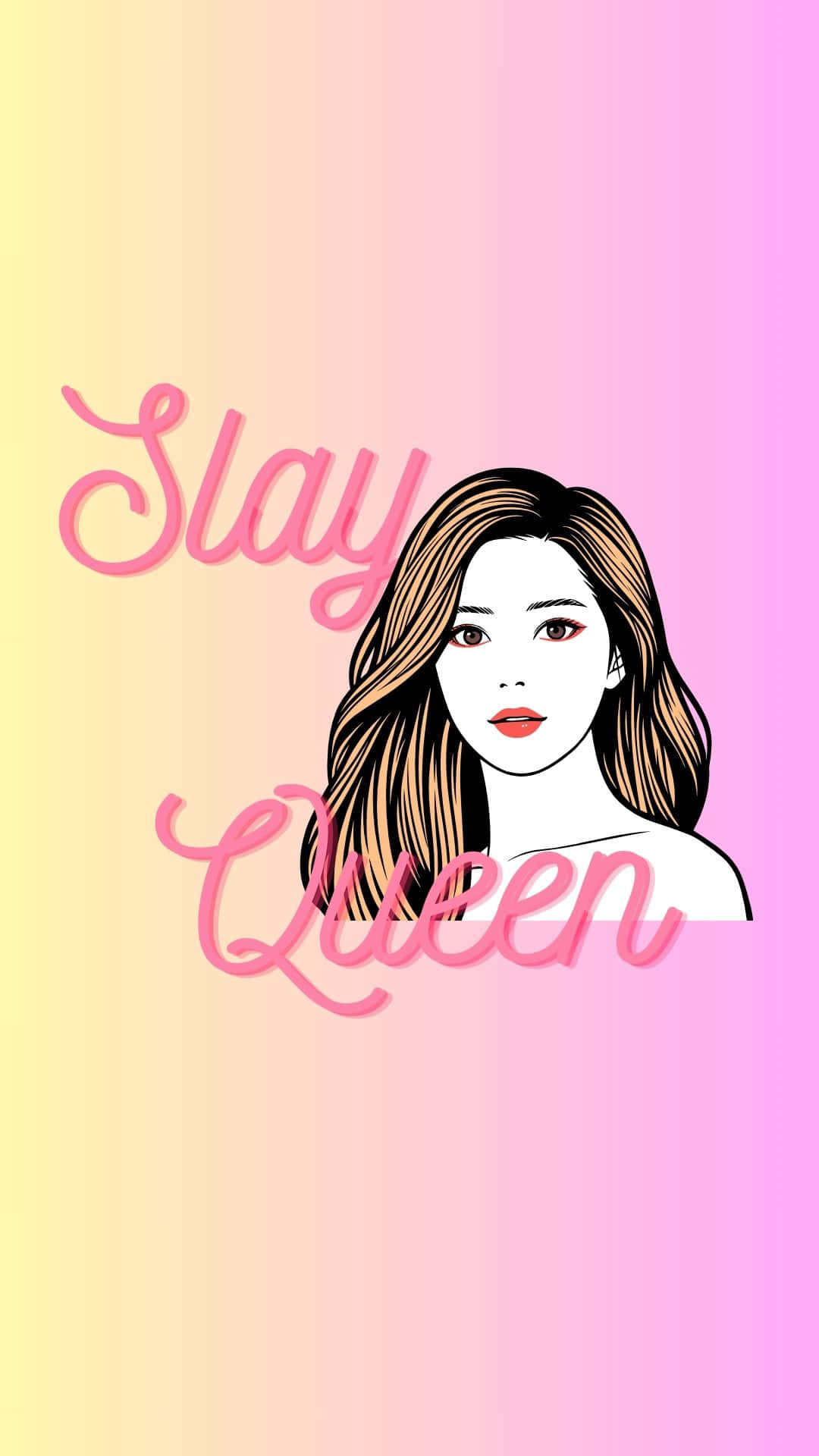 Download Slay Queen Graphic Art Wallpaper | Wallpapers.com