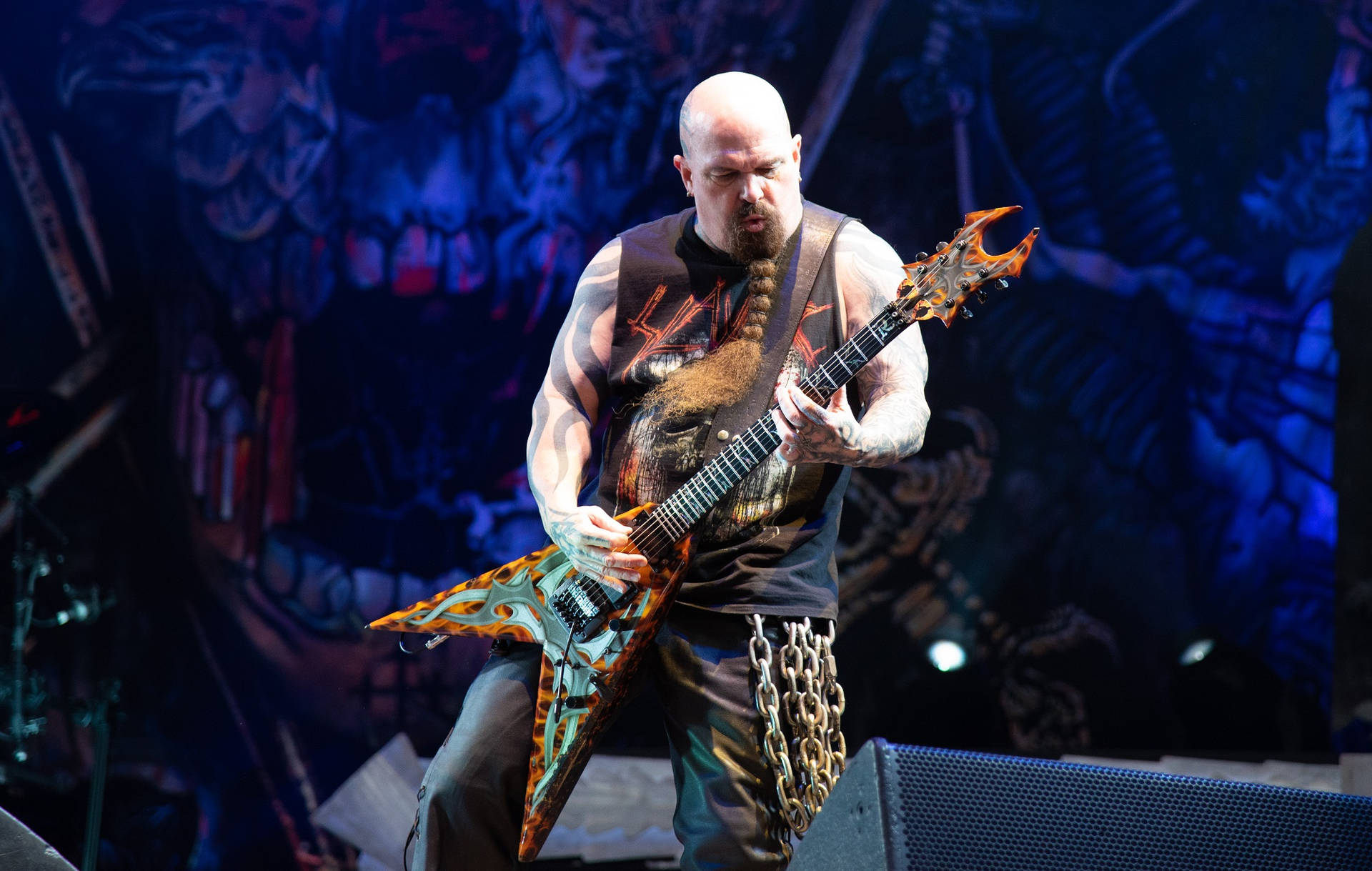 Slayer Guitar Player Kerry King Background