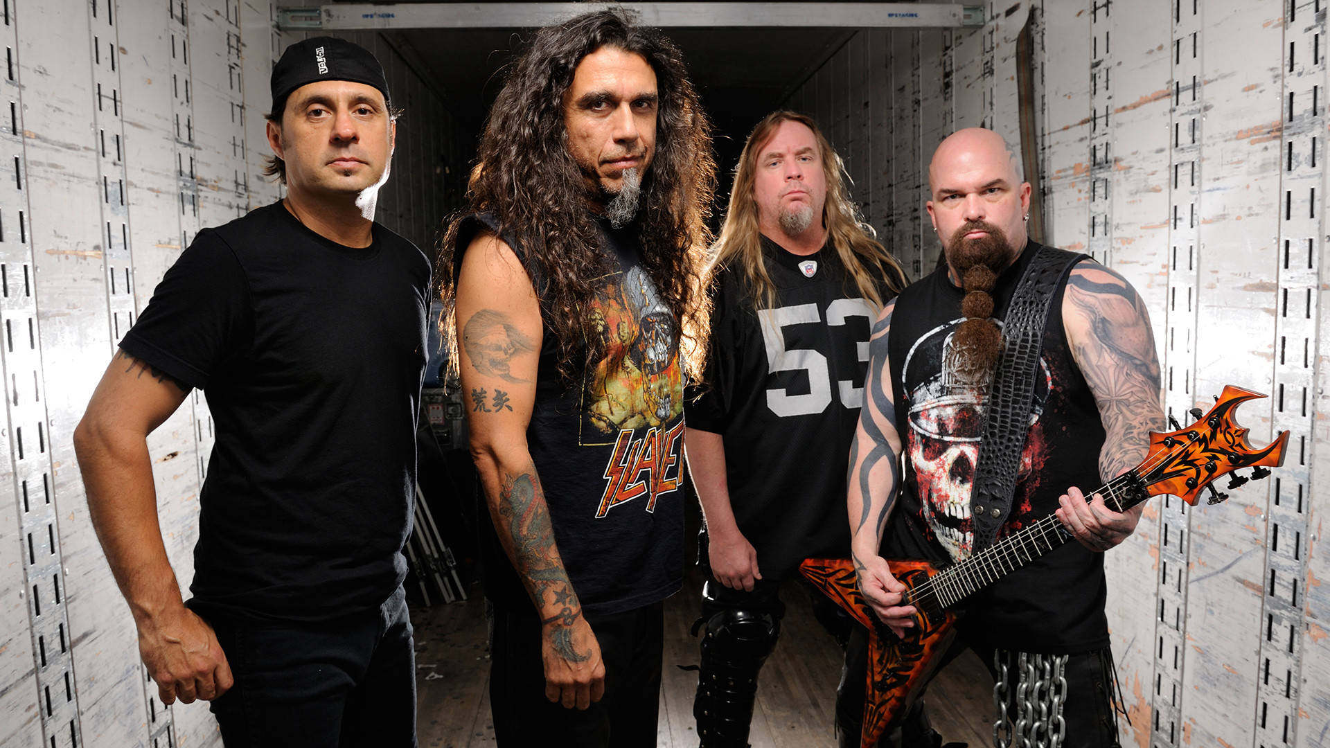 Slayer Metal Band Photography Wallpaper