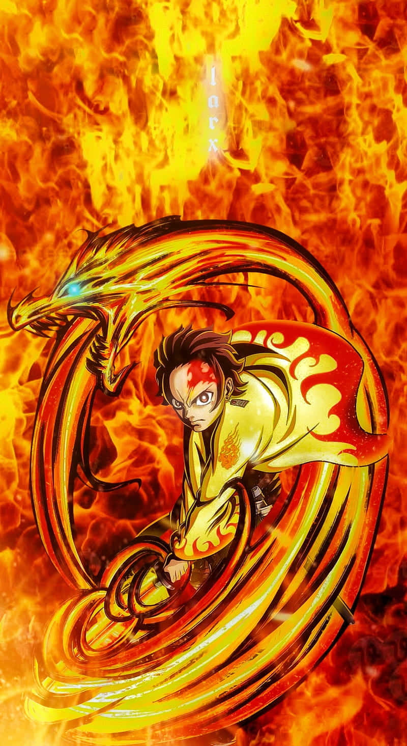 Slayer Tanjiro Kamado Fire Pfp Wallpaper