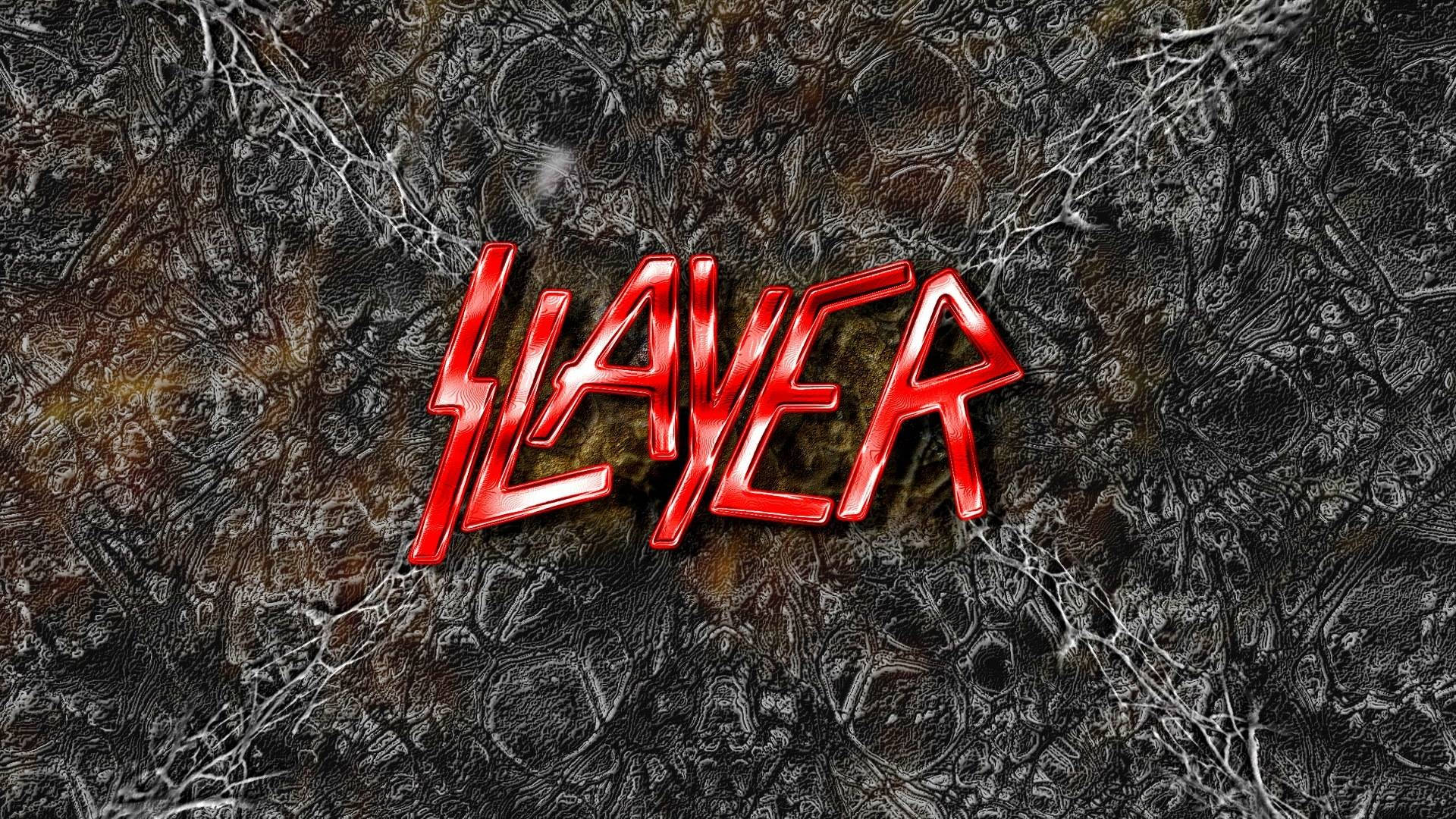 Slayer Thrash Metal Band Logo Background