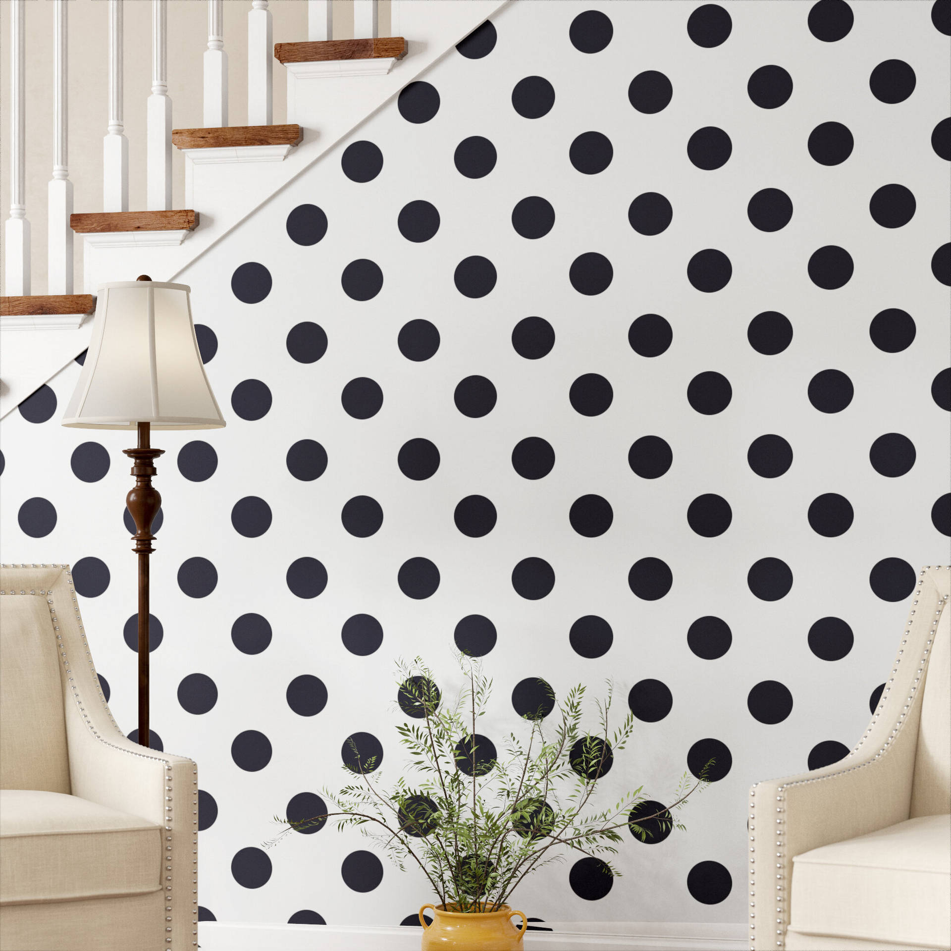 Sleek Dots Wallpaper