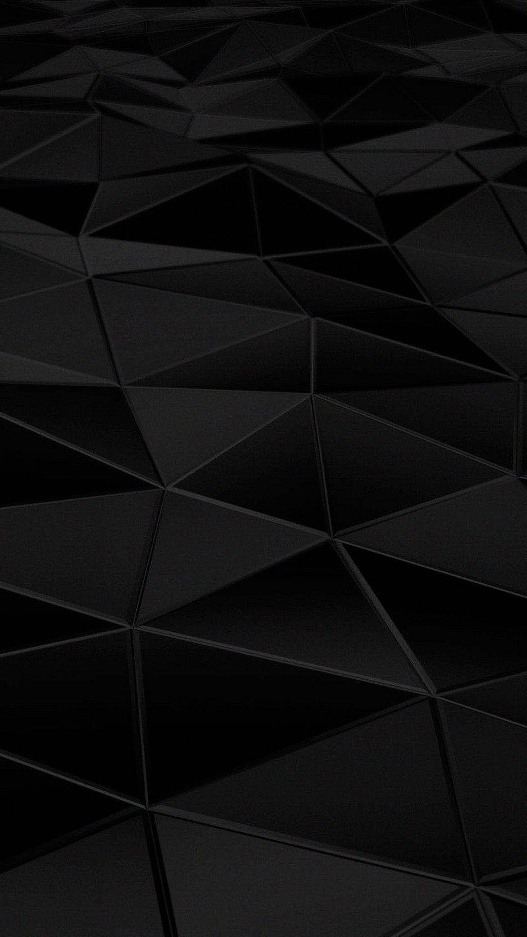 sort abstrakt baggrund med trekanter Wallpaper