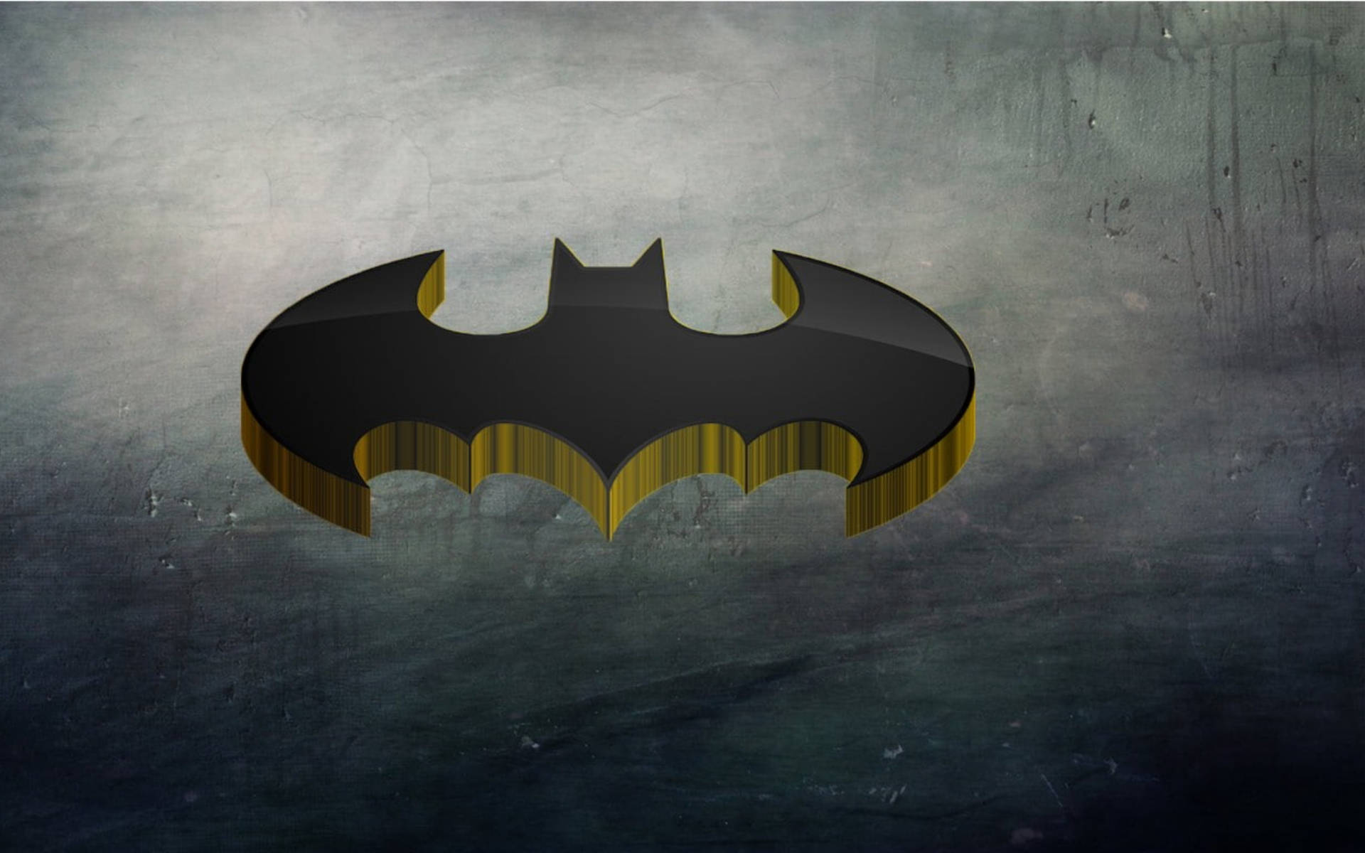 Sleek 3D Batman Logo Wallpaper