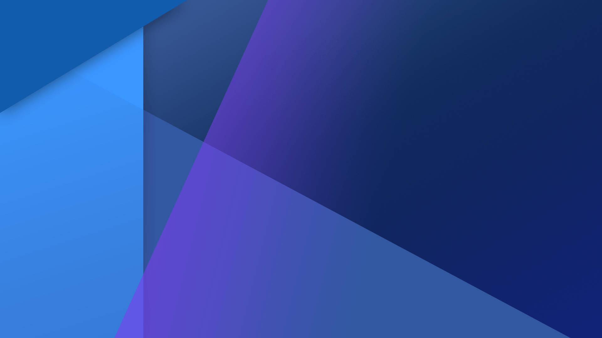 En blå og lilla baggrund med et trekantmønster Wallpaper