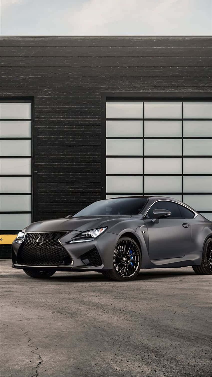 Sleek And Luxurious Lexus Rc In Vibrant Environment Wallpaper