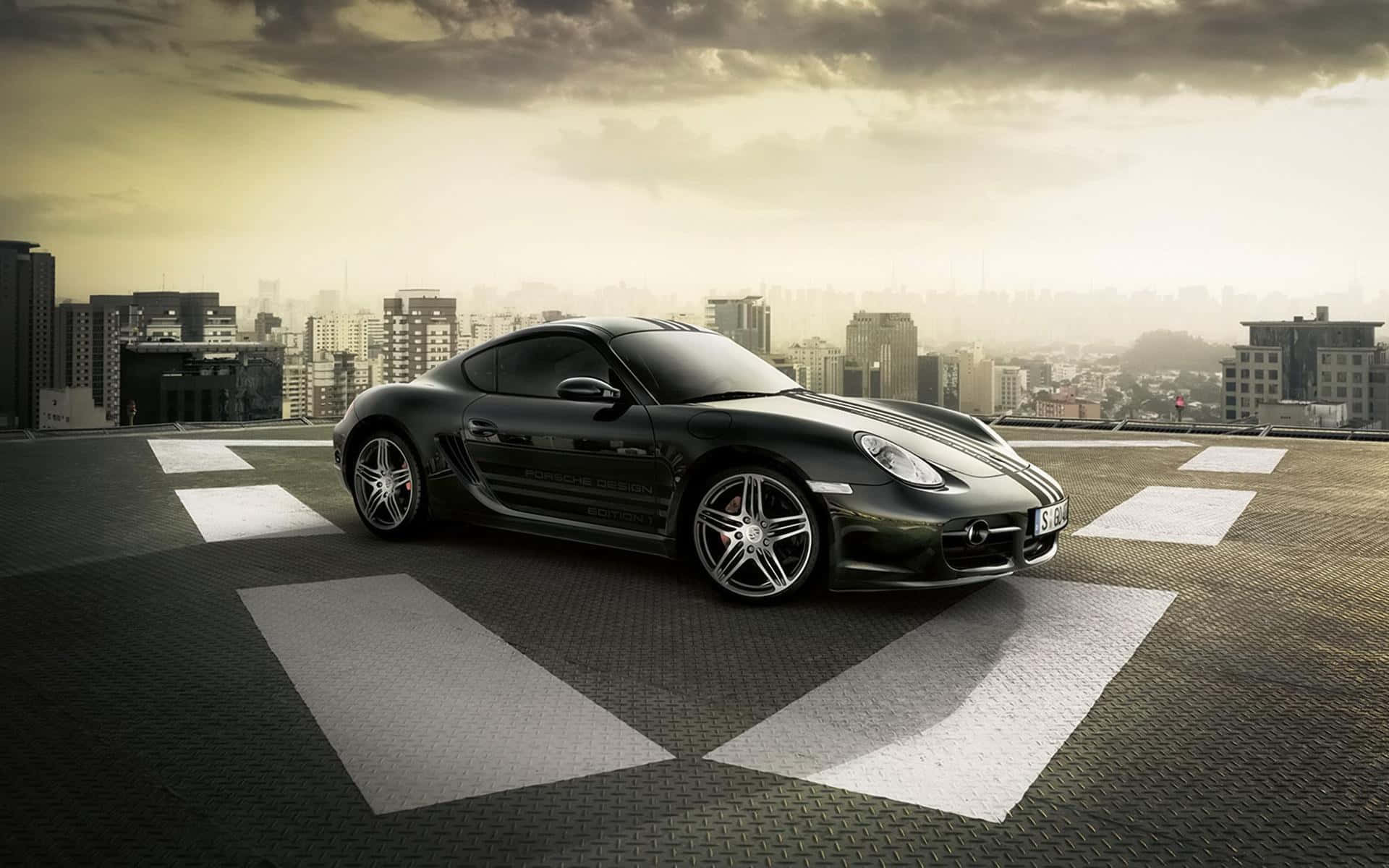 Sleek And Modern Porsche 718 Cayman Wallpaper