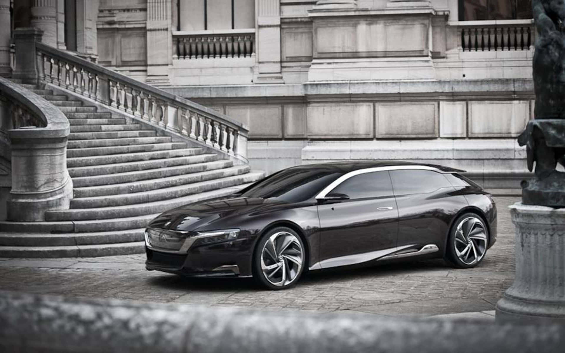 Sleek And Polished Citroen Numero 9 Concept Car Wallpaper