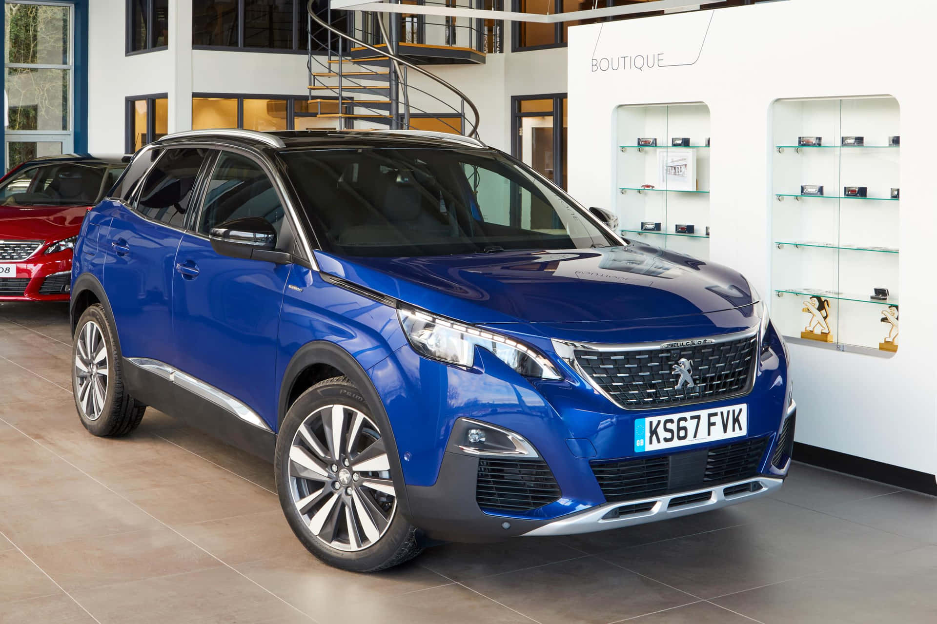 Sleek And Powerful Peugeot 5008 In Style Wallpaper