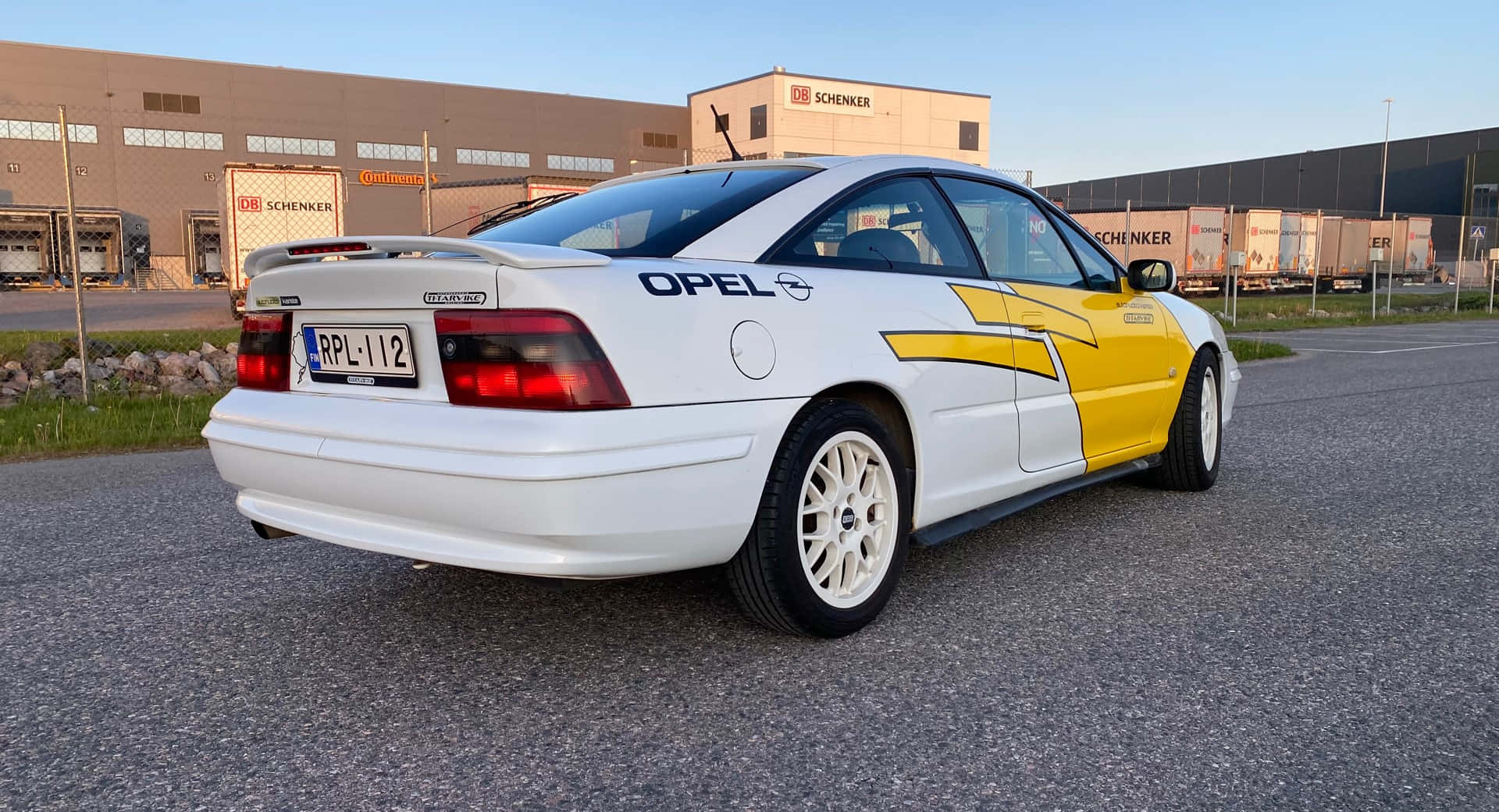 Sleek And Sporty Opel Calibra In Action Wallpaper