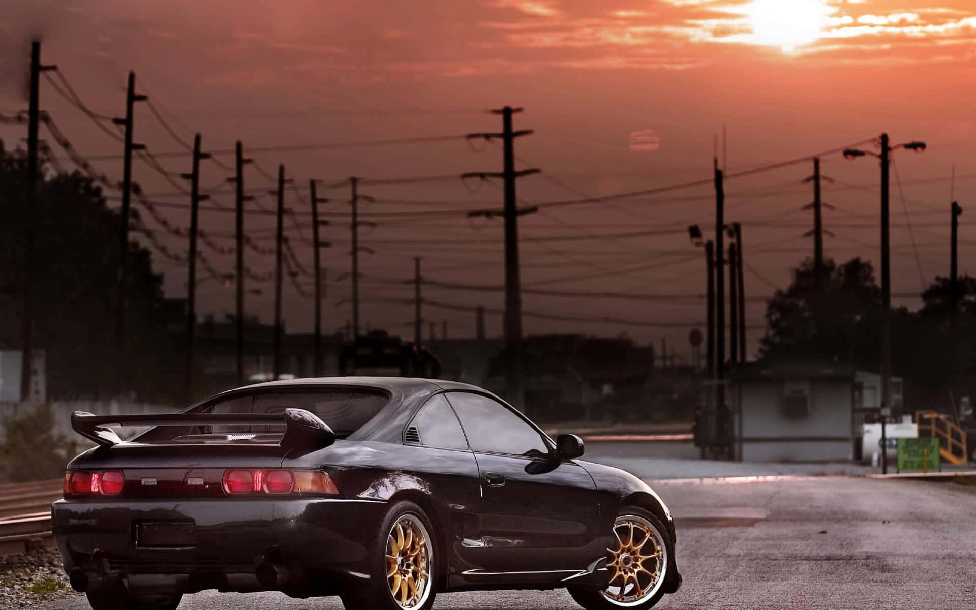 "sleek And Sporty Toyota Mr2 Coupe On The Go" Wallpaper