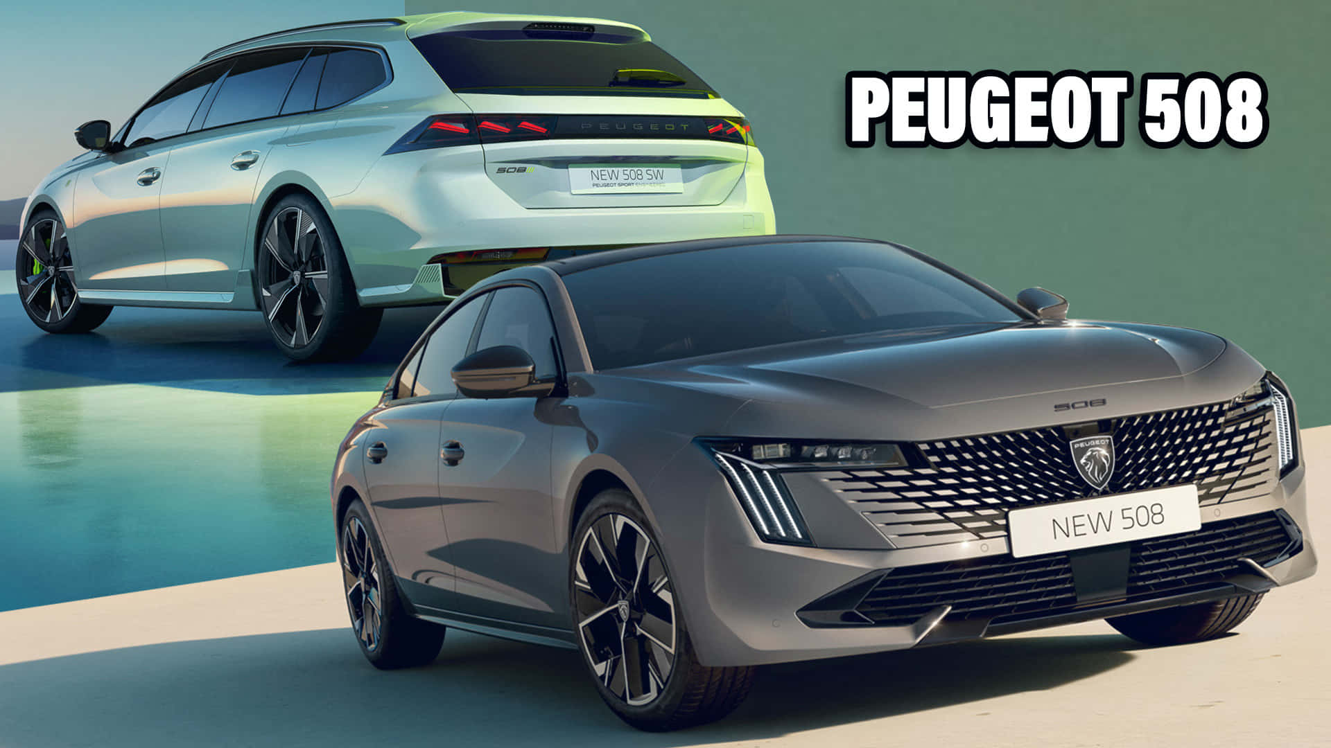Sleek And Stylish Peugeot 508 In Action Wallpaper