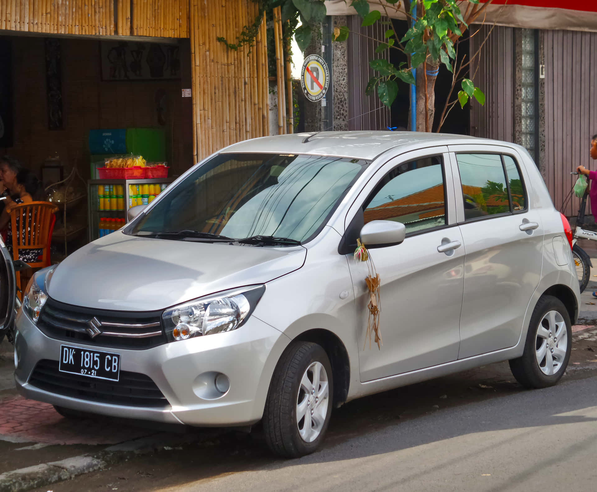 Sleek And Stylish Suzuki Celerio In Motion Wallpaper