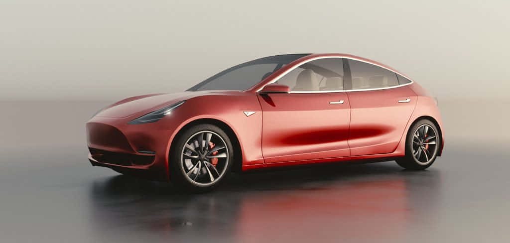 Sleek And Sustainable - Tesla Model 3 Wallpaper