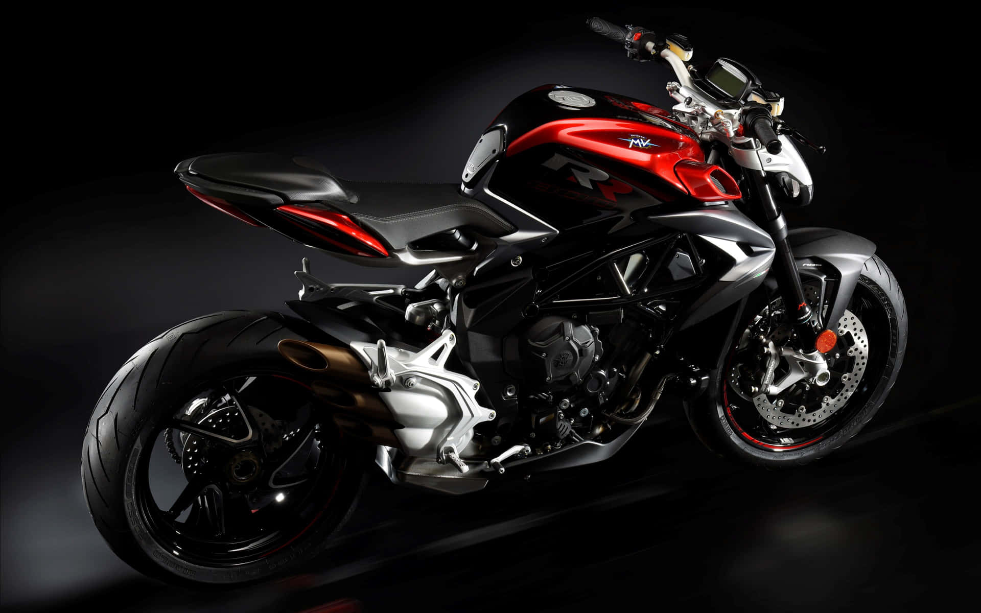 "sleek Beauty On Wheels: Mv Agusta Motorcycle" Wallpaper