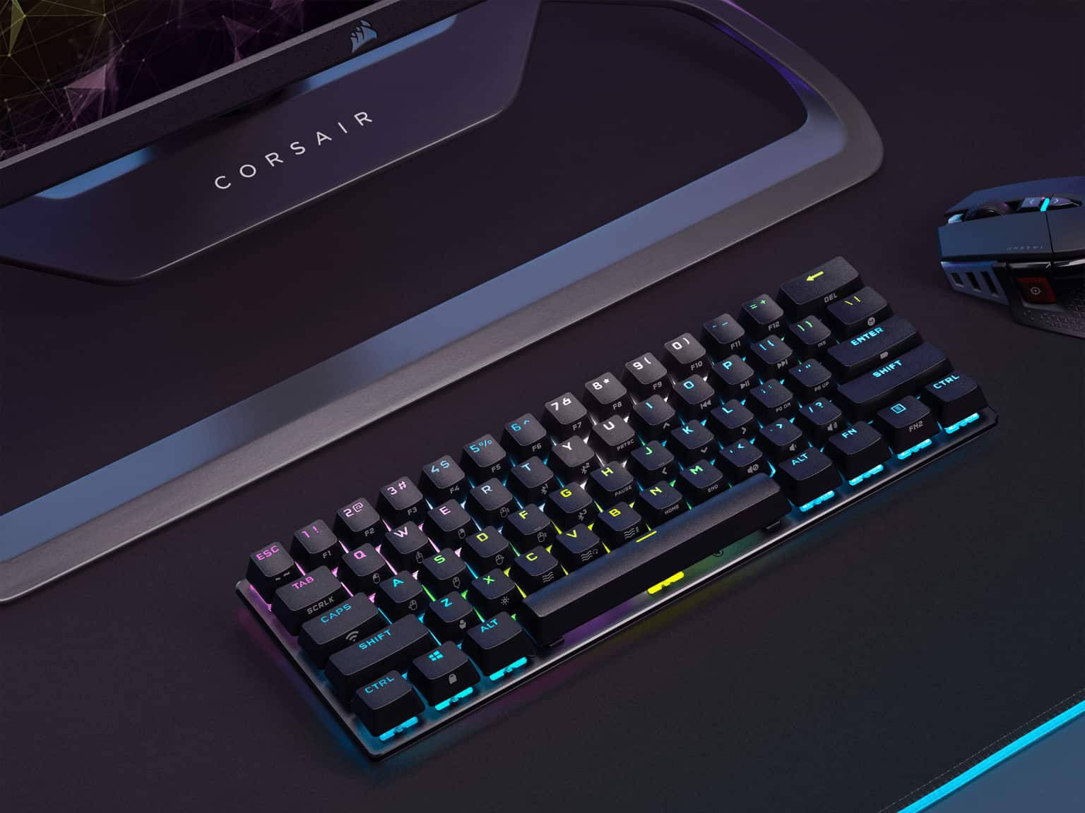 Sleek Black Minimalist Computer Keyboard Picture